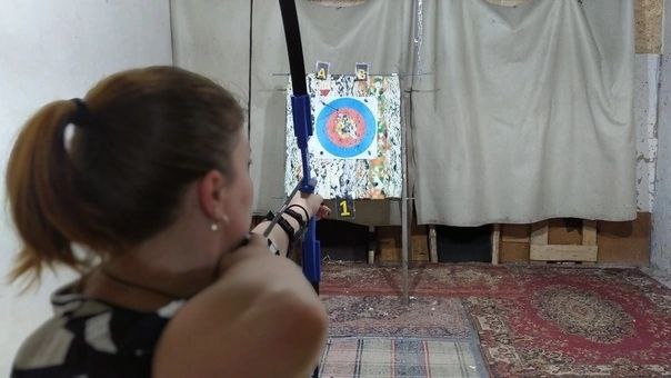 Урок стрельбы из лука
