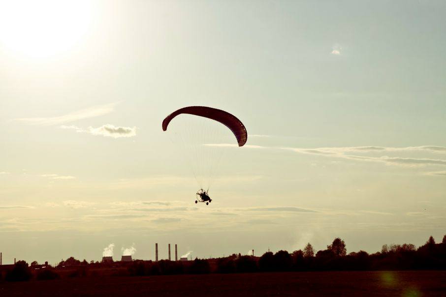Полёт на паралёте с инструктором