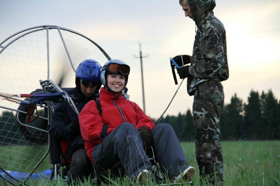 Полёт на паралёте с инструктором